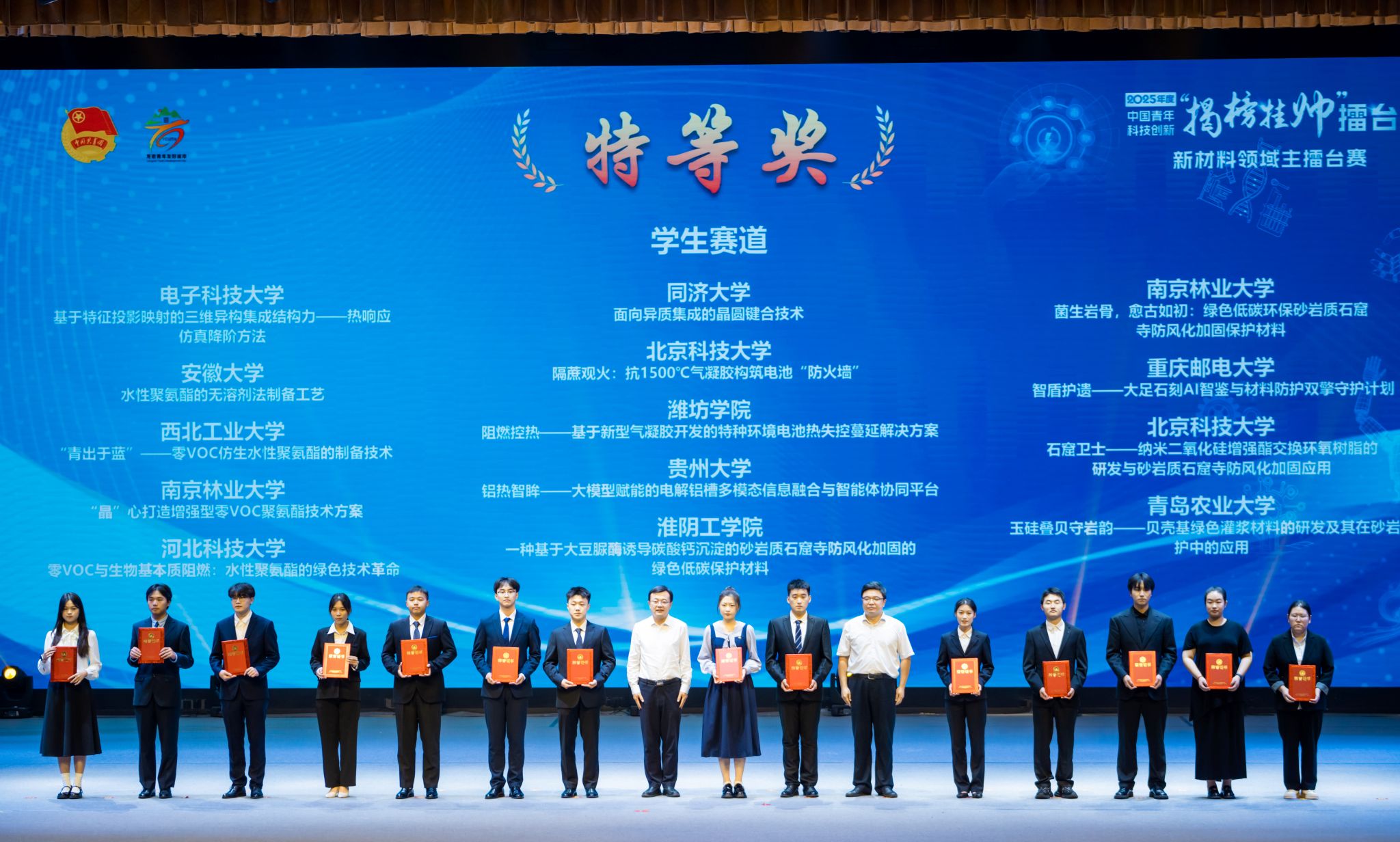我校荣获第十九届“挑战杯”全国大学生课外学术科技作品竞赛“揭榜挂帅”...